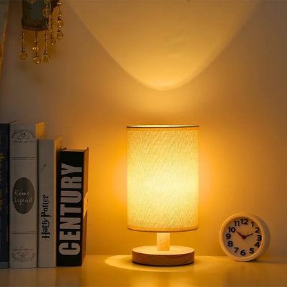 Minimalist Wooden Table Lamp
