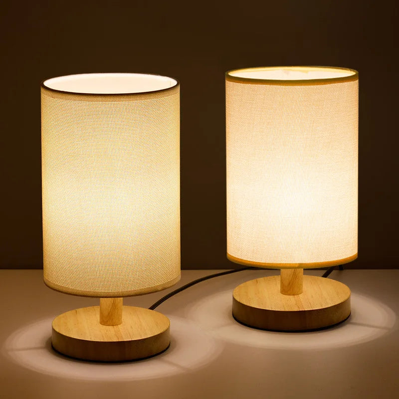 Minimalist Wooden Table Lamp